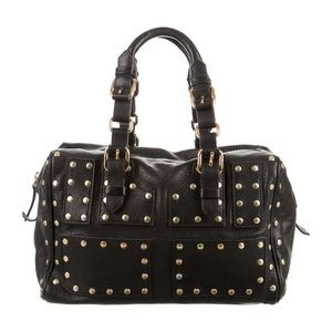 Roberto Cavalli Leather studded purse